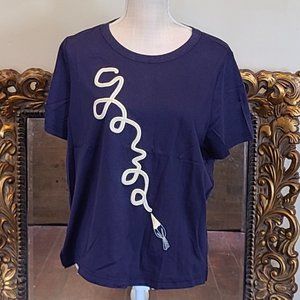 Gozo Blue Top Ladies  Size 36-38